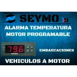 Alarme de temperatura do motor programável