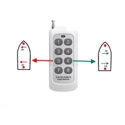 Remote control for bow and stern thrusters